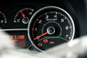 Check engine light illuminated on vehicle dashboard at Brock Auto Centre Kamloops BC